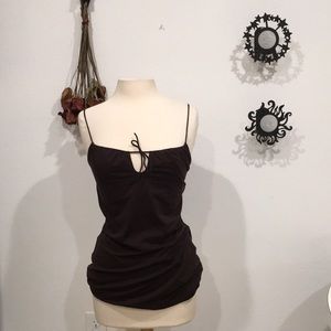 Vintage Tie Spaghetti strap tank